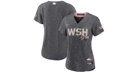 men's washington nationals nike gray city connect replica team jersey|washington nationals city connect jersey.